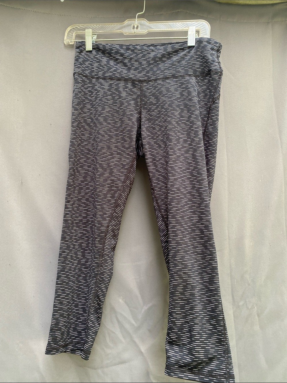 Champion Black & Gray Space-Dye Leggings